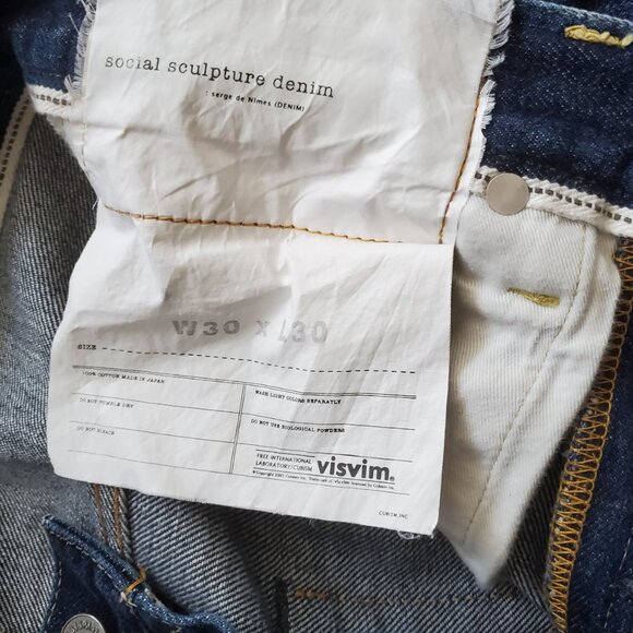 Visvim Social Sculpture Denim 01.2R — W30 x L30 - Picture 6 of 11